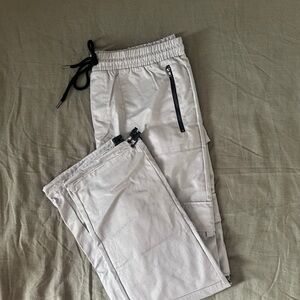 Fashion Nova Gray Joggers with Black Accents